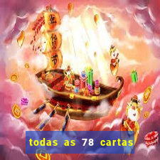 todas as 78 cartas do tarot